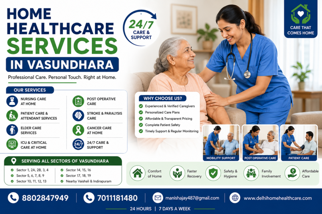 Home Healthcare Services in Vasundhara