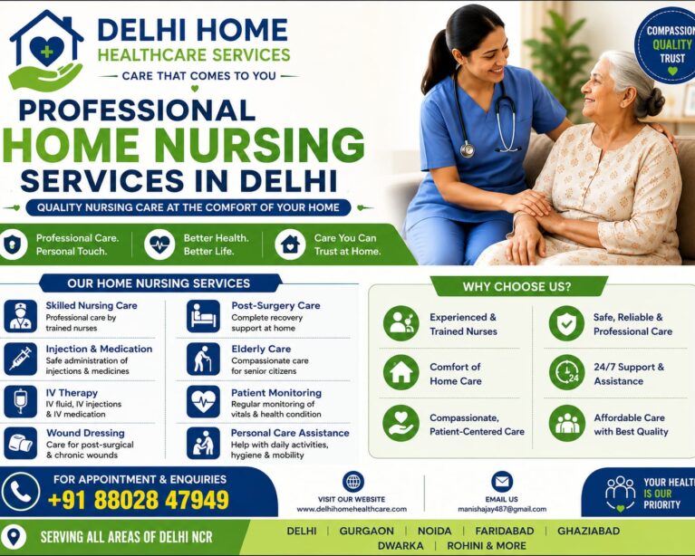 Cost of Home Nursing Services in Delhi