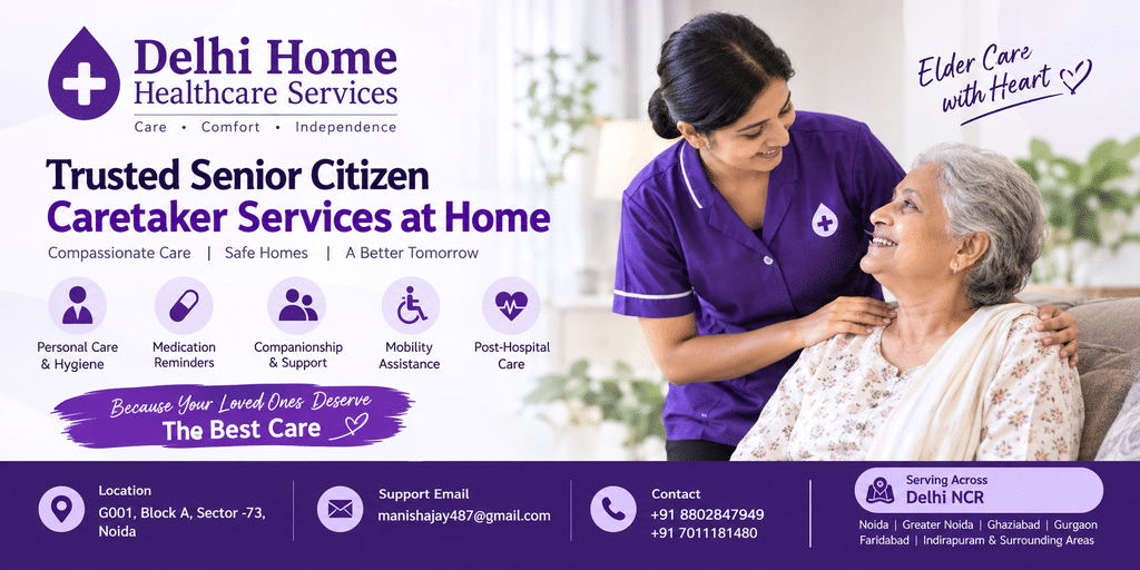 Senior citizen attendant at home 1