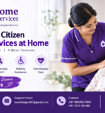 Senior citizen attendant at home
